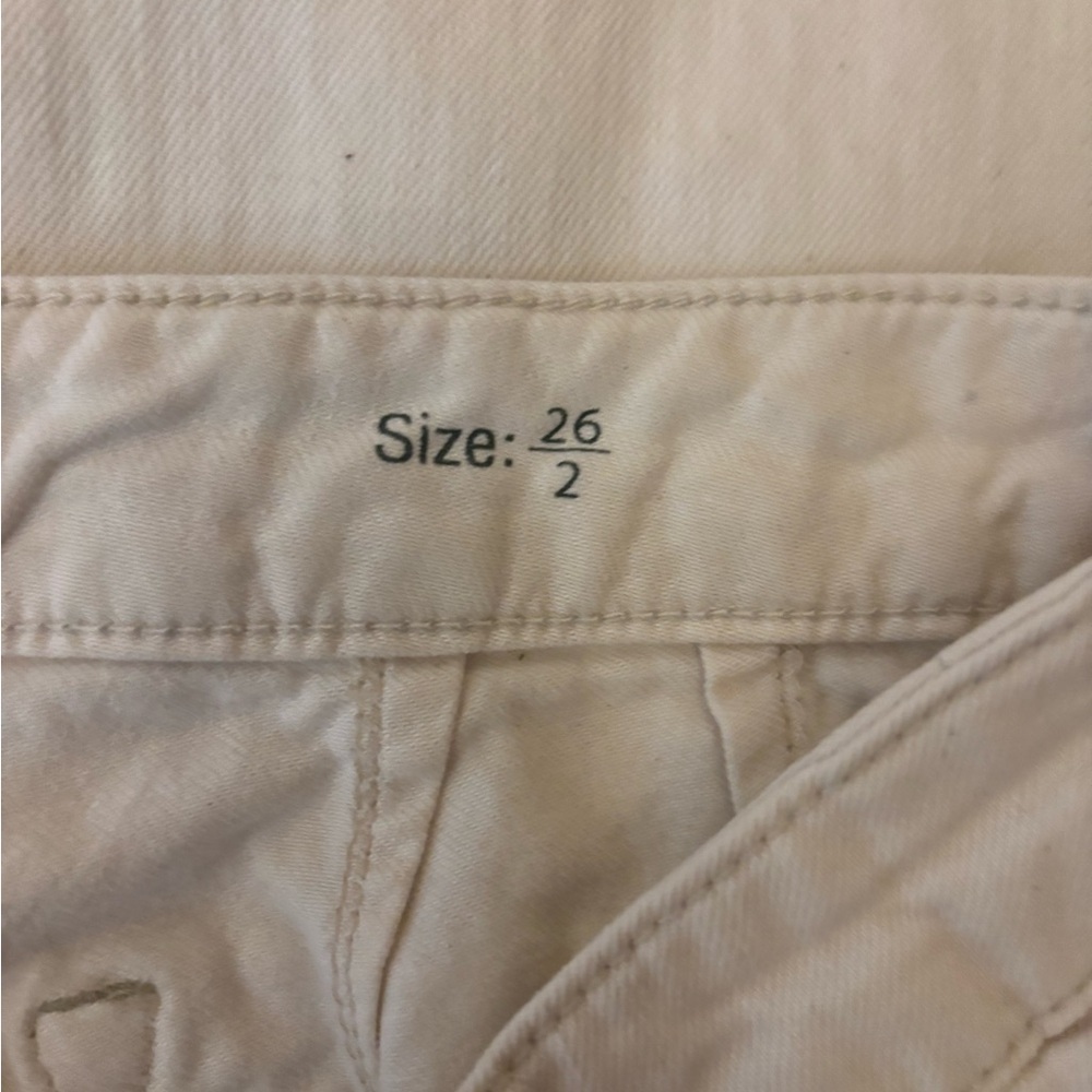 Y2K Women's Organic Cotton Cream flare Jeans - Picture 8 of 11